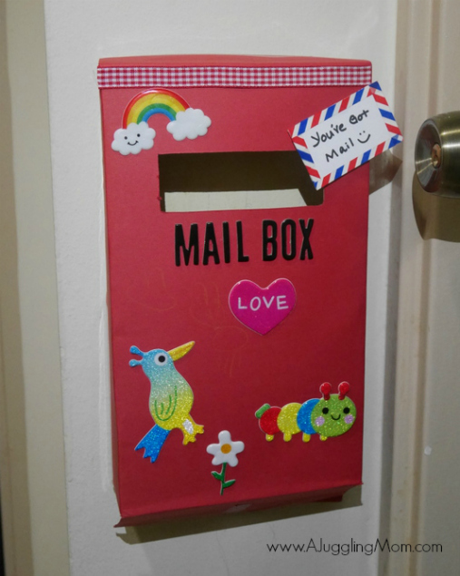 DIY Cereal Box mailbox 10
