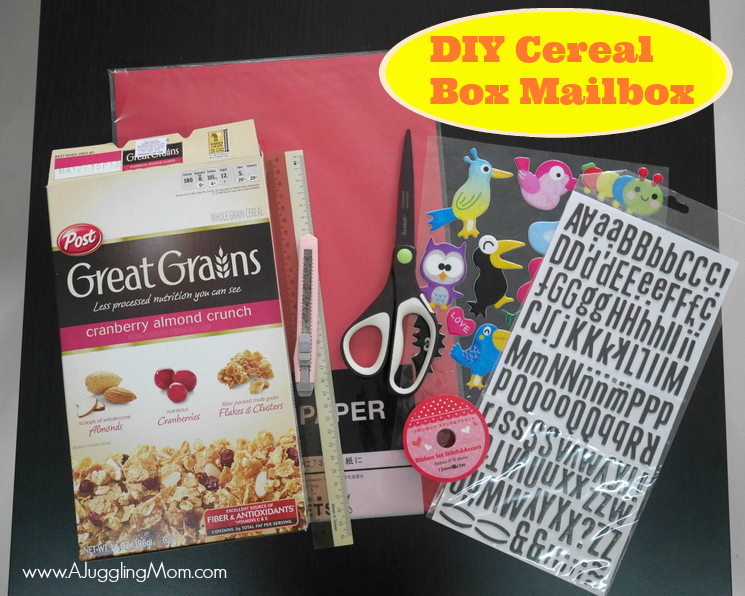 DIY Cereal Box mailbox 01