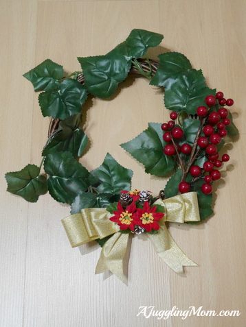 DIY Christmas Wreath 06
