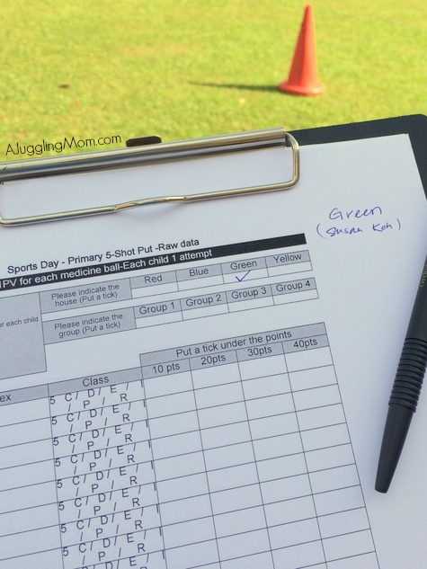 Parent Volunteer Sports Day